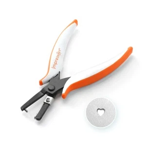 ImpressArt Agujero Corazón Punzón Metal Estampado Disco En Blanco Herramienta Hágalo usted mismo Joyería - Imagen 1 de 1