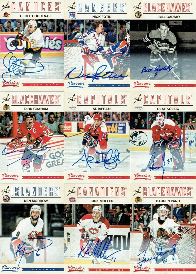 2012-13 PANINI CLASSIC  SIGNATURES  ****YOU PICK****  12 PLAYERS - Image 1 of 2