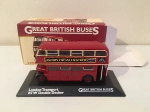 1/76 Atlas Great British Buses 4655101 - Transporte de Londres RTW dos pisos - Imagen 1 de 4