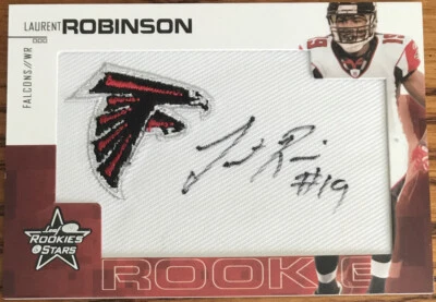 2007 Leaf Rookies & Stars Rookie Autograph Laurent Robinson #255 #’d 157/299 - Image 1 of 2
