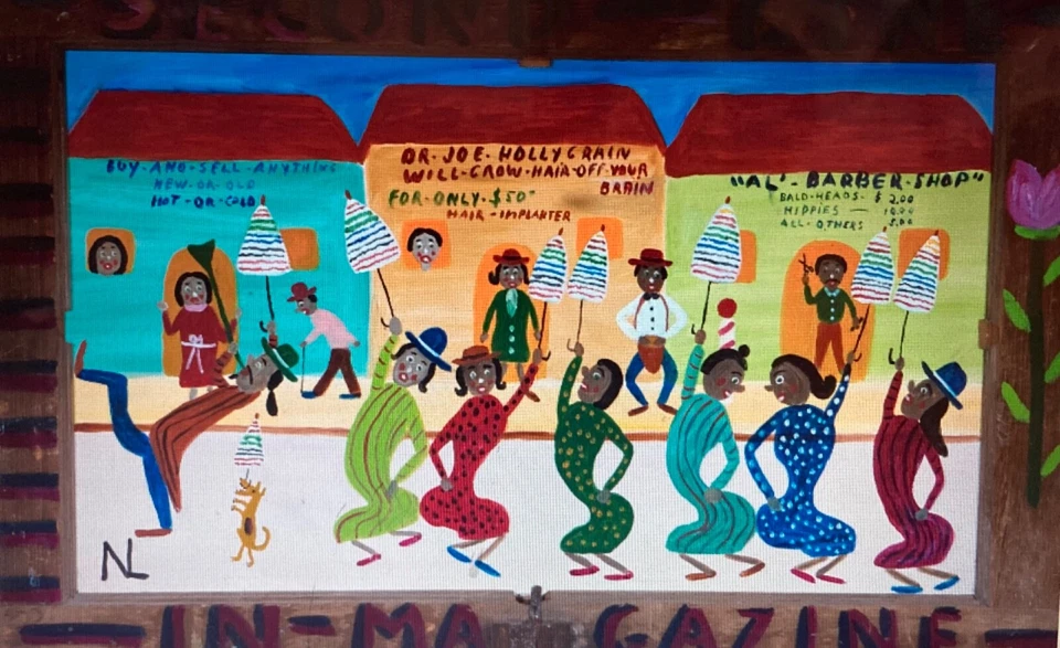 Nueva Orleans Louisiana Pintura GicleePrint Lienzo por NILO LANZAS embellecido a mano por Foto 1 de 1