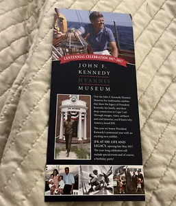 john f kennedy museum , hyannis ma brochure  - Picture 1 of 2