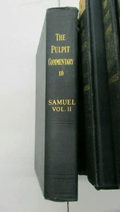 THE PULPIT COMMENTARY HC VOLUME 10 SAMUEL V II H. D. M. SPENCE JOSEPH EXELL 1945 - Picture 1 of 5