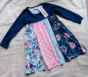 NWT Girls Penelope Plumm Dress Size 4 - Picture 1 of 4