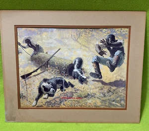 VINTAGE +ANTIQUE WINCHESTER/WESTERN ADVERTISING SKUNKS & HUNTERS - Picture 1 of 9