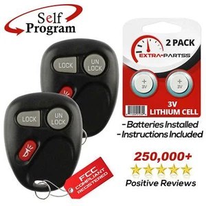 2 For 1999 2000 2001 GMC Sierra 1500 2500 3500 HD Remote Keyless Entry Key Fob - Picture 1 of 7