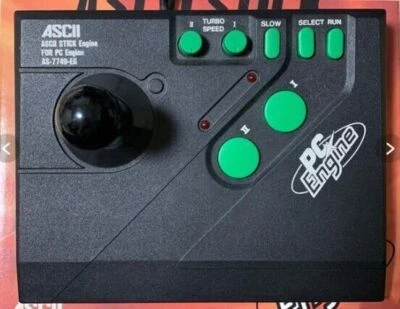 ASCII STICK Engine Retro Game Controller AS-7749-EG PC Engine Tested Working - Image 1 of 3
