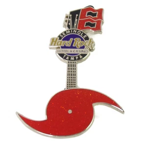 Hard Rock Cafe Spinning Hurricane Guitar Pin LE Seminole Tampa HRH&C Collectible - Picture 1 of 2