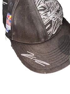 Kimi Raikkonen Red Bull Vintage Baseball Hat Cap 2011? Black Red gray Racing Ylw - Picture 1 of 10