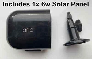 USED 1x Black Arlo PRO 5S 2K Camera + Battery + Mount + 6w Solar Panel RRP £220 - Picture 1 of 14