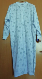 NEU!! hochwertiges SCHIESSER Nachthemd Gr. M / 40-42 blau - Bild 1 von 2