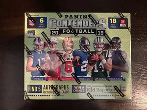2018 Panini Contenders NFL Fútbol Sellado de Fábrica Hobby Box - Imagen 1 de 1