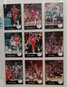 1990's Sports Chrome border basketball Lot (9) -🔥 LARRY BIrd, Scottie, Hakeem, - Picture 1 of 5