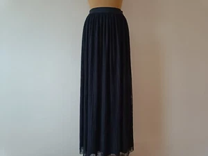 RESERVED elegante Maxi Plisseerock EU 36, UK 8, Rock,Schwarz,Netz,Sommer,Party - Bild 1 von 18