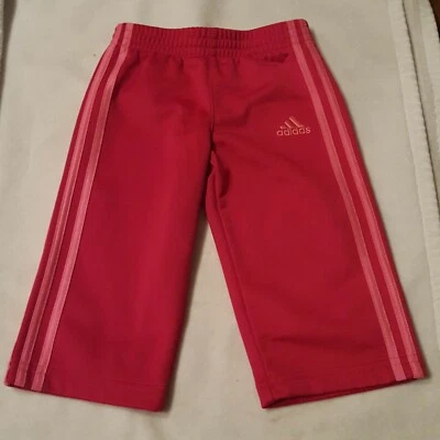 GIRLS ADIDAS SZ 12 MONTHS  PANTS  PINK - Image 1 of 4