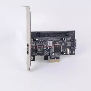 1x Express Adapter Converter Card SATA II 2.0 RAID & 1 IDE 3.5" PCI-E PCI 2 Port - Picture 1 of 10