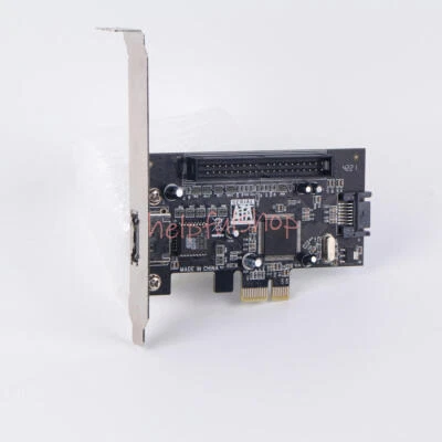 1x Express Adapter Converter Card SATA II 2.0 RAID & 1 IDE 3.5" PCI-E PCI 2 Port - Image 1 of 4