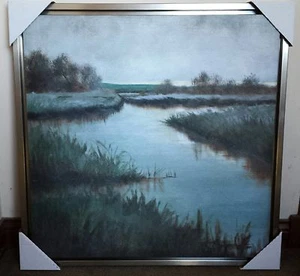 NEU HD DRUCK ÖLGEMÄLDE AUF LEINWAND, LANDSCHAFT, LANDSCHAFT, FERTIG ZUM AUFHÄNGEN, GERAHMT - Bild 1 von 10