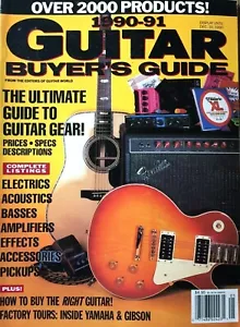 Guitar World Magazine 1990 1991 Buyer's Guide Over 2,000 Products NEW OLD STOCK! - Imagen 1 de 1