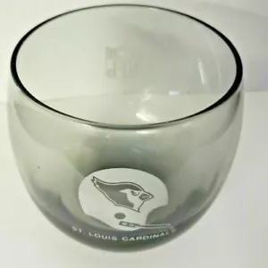 Vintage 70's St Louis NFL Cardinals Football Highball Glass Rocks Barware - Picture 1 of 3