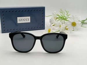 GUCCI GG0637SK 001 Simple black sunglasses - Picture 1 of 7