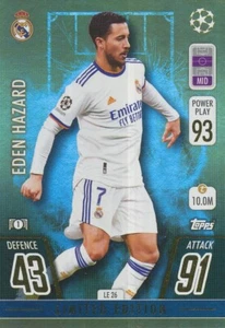 LE 26 REAL MADRID - HAZARD EDEN - LIMITED FOIL CARD TOPPS CHAMPIONS LEAGUE 2022 - Bild 1 von 1