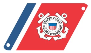 US Coast Guard Seal 4" X 7" ATV Motorcycle License Plate Patriotic Emblem I - Picture 1 of 2