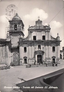 253) CARTOLINA ROSSANO CALABRO FACCIATA DEL SANTUARIO ACHIROPITA VG 1961 COSENZA - Imagen 1 de 2