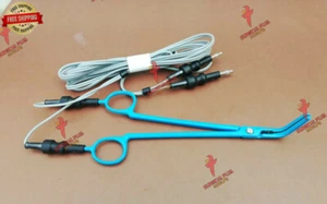 Curved Bipolar Artery Sealer 8.5'' with silicon cord-Electrosurgery - Picture 1 of 4