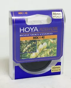Hoya 46mm ND4 High Quality Neutral Density 4x Filter NEW - Picture 1 of 2