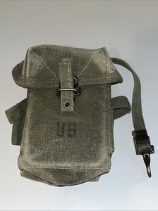 ORIGINAL VIETNAM WAR US ARMY 30RD MAGAZINE AMMO BELT POUCH- - Picture 1 of 6