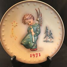Goebel Hummel 1st Annual Hand Painted Plate #264 Heavenly Angel Germany 1971