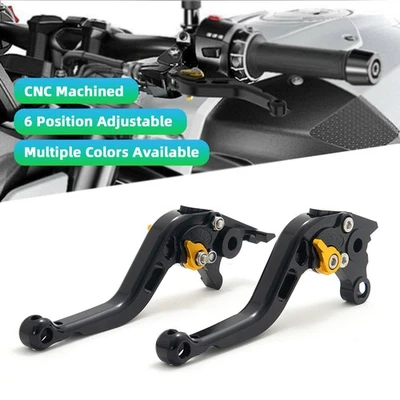 For Kawasaki Short Brake Clutch Lever Set Ninja ZX 6R 2009-2016 ZX10R 2006-2015 - Изображение 1 из 4