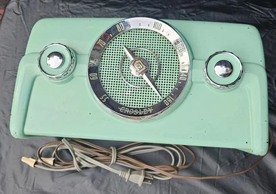 Radio Crosley Años 50 Modelo 10-139 Robin's Egg Azul De Colección Foto 1 de 4