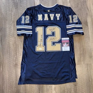 Rayuan Lane III Autographed Navy Midshipmen Jersey Signed Colosseum Jaguars JSA - Picture 1 of 7