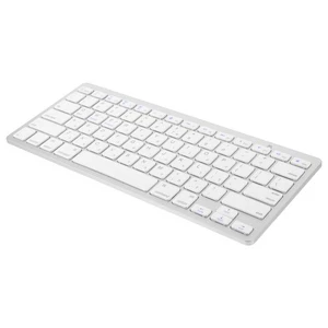 Ultrathin Computer Keyboard Cordless Hebrew Keyboard for Office Travel Commute - Picture 1 of 9