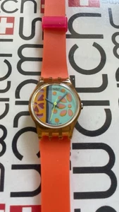 Swatch Minareto LP111 1992 Standard Donna 25mm Vintage Cinturino Nuovo - Foto 1 di 6