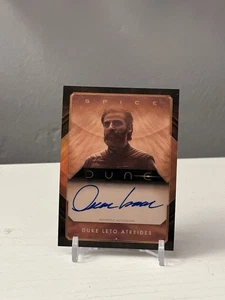 2024 Topps Chrome Dune Duke SPICE Leto Atreides Auto Oscar Isaac On Card #SA-OI - Picture 1 of 2