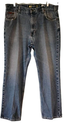 Pantalones de mezclilla de pierna recta desgastados vintage Duck Head Jeans Co para hombre 36x30  Foto 1 de 4