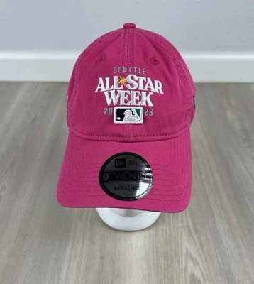 New Era 9Twenty Seattle All Star Week MLB 2023 Sombrero Deslizable Rosa NUEVO con ETIQUETAS Foto 1 de 4