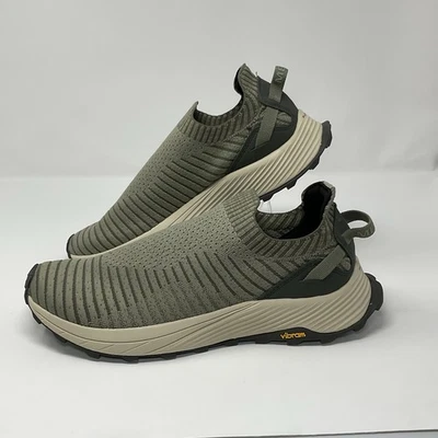 Туфли прогулочные женские Merrell Embark мокасины без шнуровки оливково-зеленые размер 11 Вт комфортные - Изображение 1 из 4