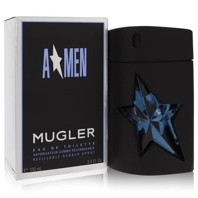 Angel by Thierry Mugler Eau De Toilette Spray Recargable (Goma) 3.4 OZ Para Hombres Foto 1 de 4