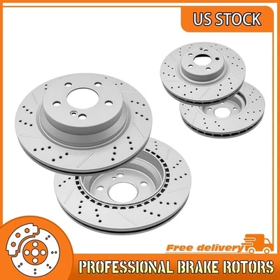 Rotor de freno delantero trasero perforado para Mercedes-Benz CLS550/CLS500/E550/GLK250/350 Foto 1 de 4