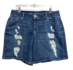 Lane Bryant Damenshorts Größe 16 abgenutzt dehnbar Übergröße - Bild 1 von 6
