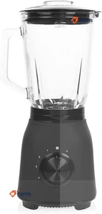 Princess Standmixer Schwarz Stahl 4 Geschwindigkeiten Stufen Mixer, Edelstahl Glas - Bild 1 von 6