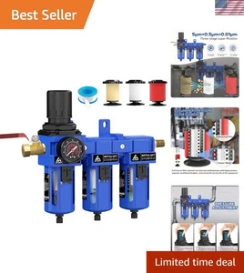 Three-Stage Air Dryer System with 1/2" NPT & Micron Filters - Elite Performance - Picture 1 of 11