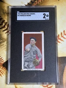1910 E96 Mordecai Brown Chicago Cubs SGC - Picture 1 of 4