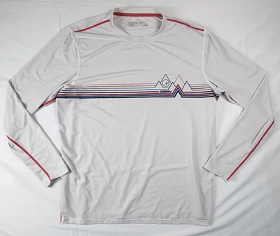Gerry Mens XL Long Sleeve Sun UV Protection T-Shirt White Long Sleeve Fishing - Image 1 of 4