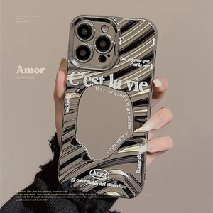 Electroplated Silver For iPhone 15 14 Plus Pro/Max Shockproof Phone Case Cover - Picture 1 of 5