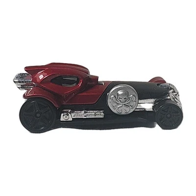 Hot Wheels Marvel 2015 红色骷髅角色汽车老式压铸玩具车 — 第 1/4 张图片